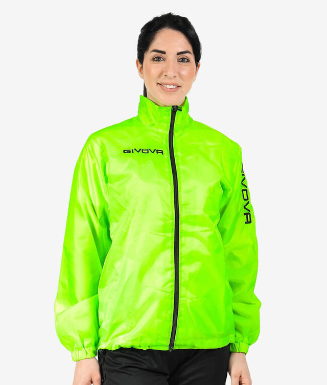 Bunda RAIN JACKET WIND fluo žltá