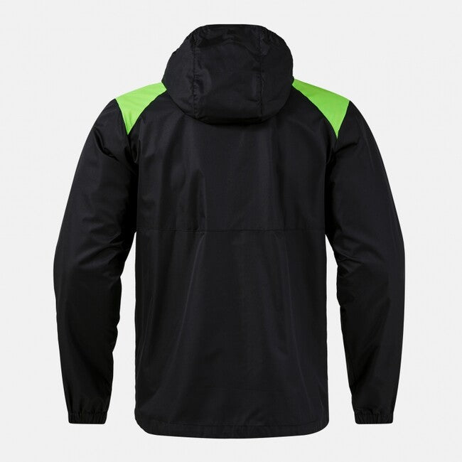 GLACIER RAINCOAT BLACK FLUOR GREEN NEGRO-VERDE FLUOR