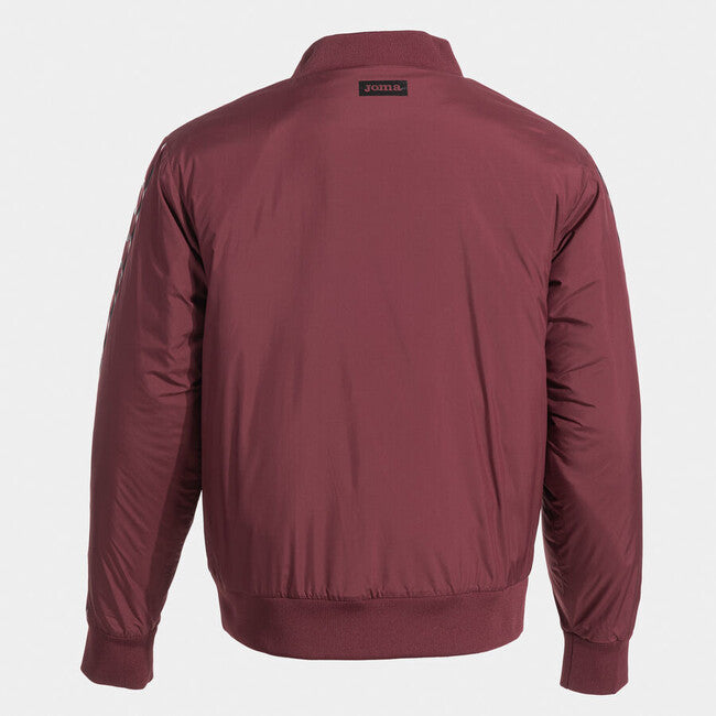 ICONO STREET BOMBER JACKET BURGUNDY BLACK BURGUNDY