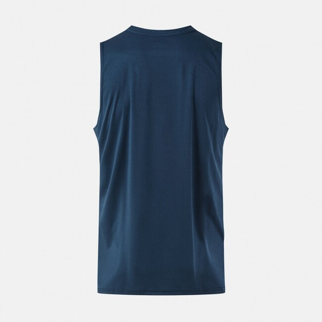 PHOENIX III SLEEVELESS SHIRT DARK NAVY RED NAVY-RED