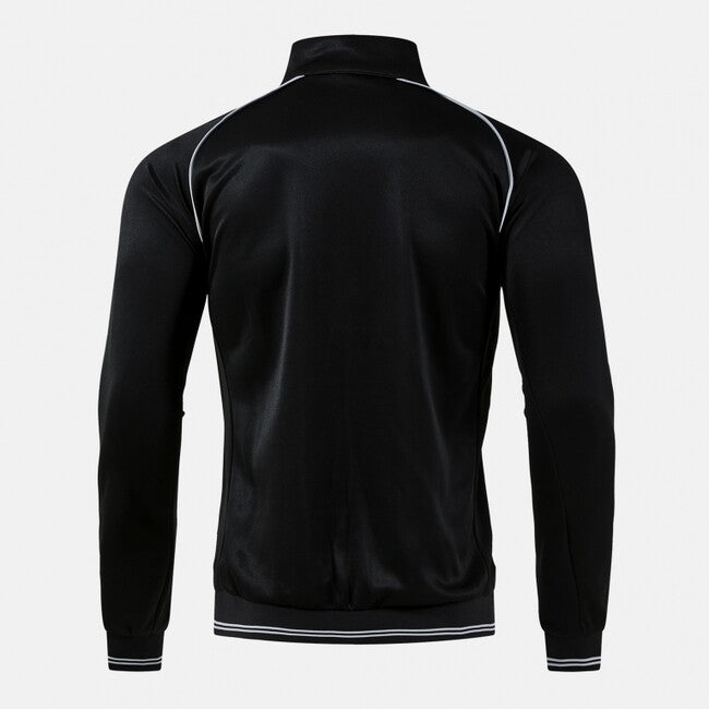 VINTAGE ECO RETRO FULL ZIP SWEATSHIRT BLACK GRAY BLACK-GREY