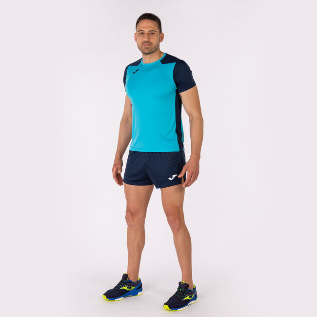 T-SHIRT RECORD II FLUOR TURQUOISE