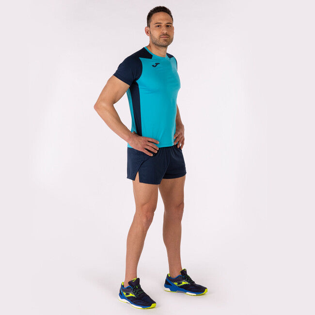 T-SHIRT RECORD II FLUOR TURQUOISE