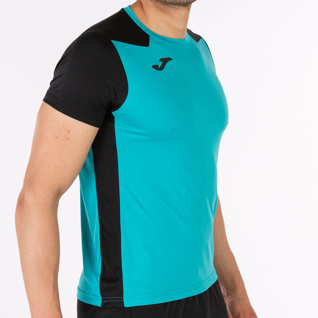 T-SHIRT RECORD II TURQUOISE