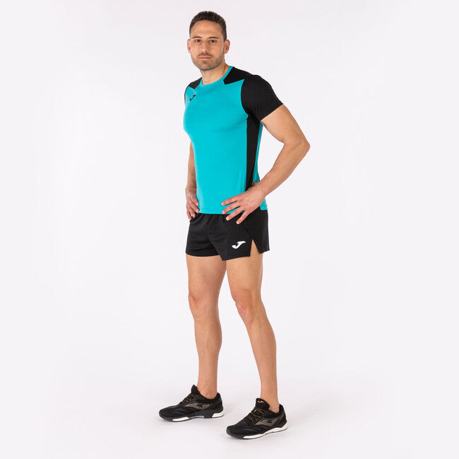 T-SHIRT RECORD II TURQUOISE