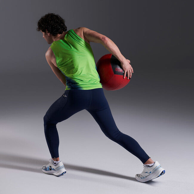 ELITE XI TANK TOP FLUOR GREEN NAVY FLUOR GREEN