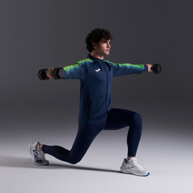 ELITE XI FULL ZIP SWEATSHIRT NAVY FLUOR GREEN NAVY-FLUOR GREEN