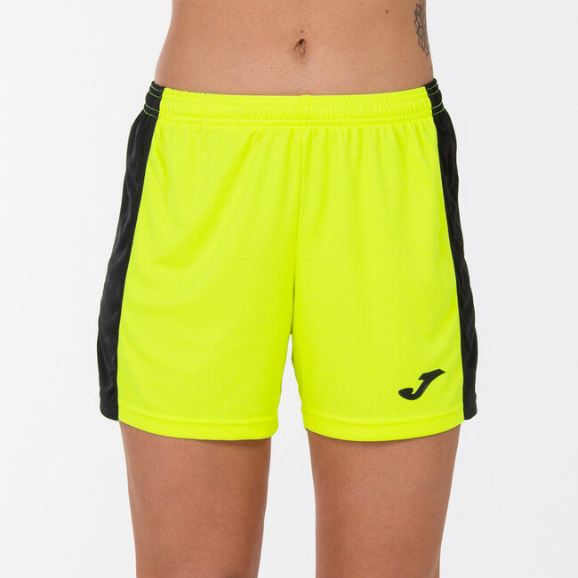 YELLOW FLUORO-BLACK MAXI SHORTS AMARILLO FLÚOR-NEGRO