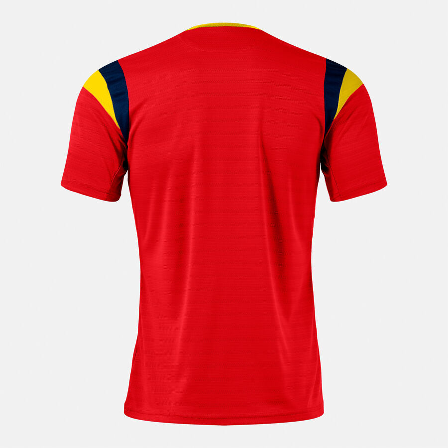 Tričko TERRA SHORT SLEEVE T-SHIRT fuchsiová - červená žltá