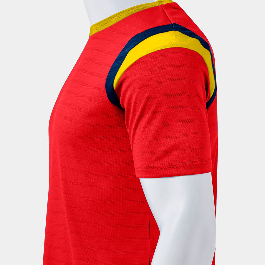 Tričko TERRA SHORT SLEEVE T-SHIRT fuchsiová - červená žltá