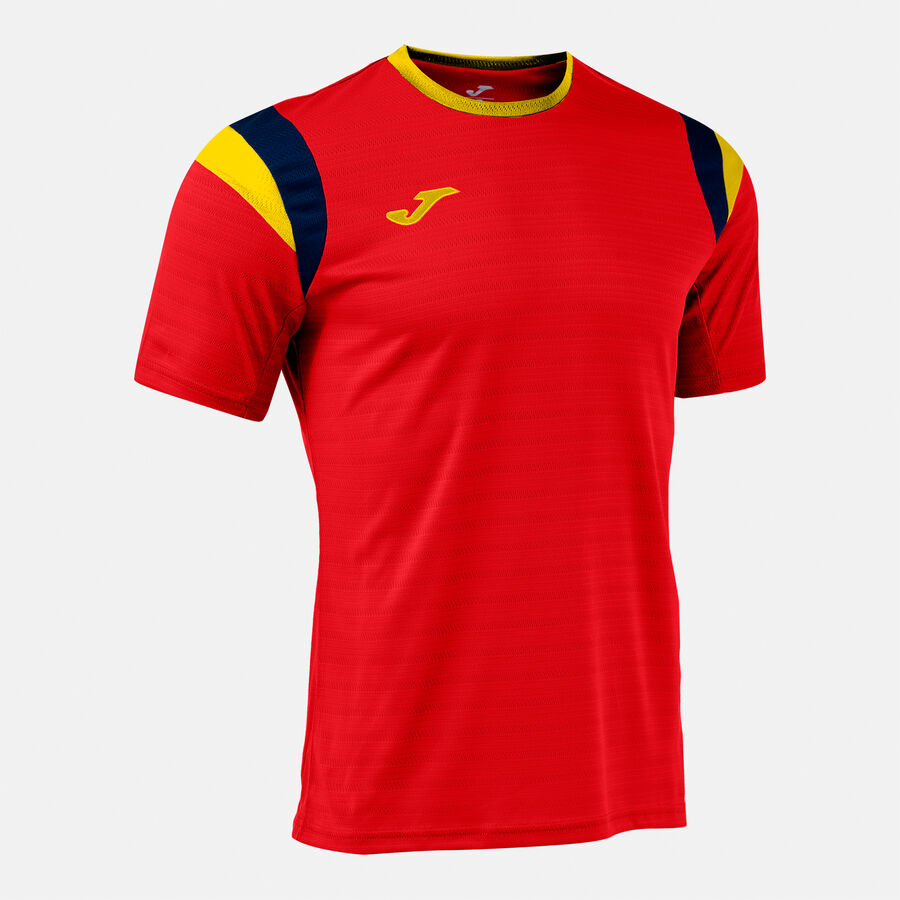 Tričko TERRA SHORT SLEEVE T-SHIRT fuchsiová - červená žltá