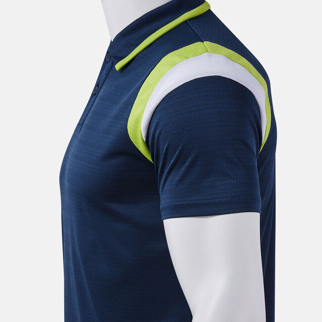 TERRA SHORT SLEEVE POLO DARK NAVY LIME NAVY-LIME