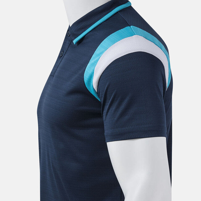 TERRA SHORT SLEEVE POLO DARK NAVY FLUOR TURQUOISE DARK NAVY TURQUESA