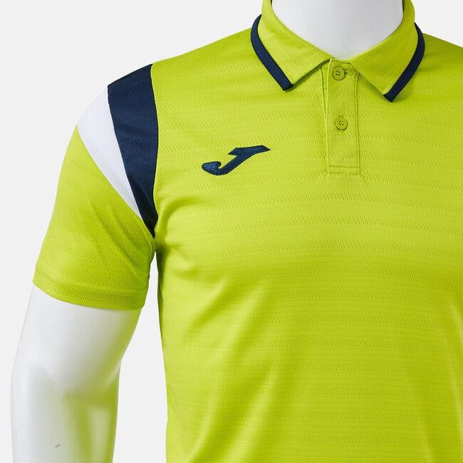 TERRA SHORT SLEEVE POLO LIME DARK NAVY LIME-NAVY