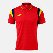 Polo tričko TERRA SHORT SLEEVE POLO tmavá námornícka modrá - červená žltá
