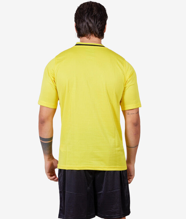 SHIRT GRAFITE INTERLOCK GIALLO/NERO