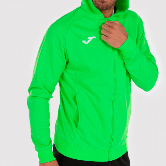 MENFIS HOODED JACKET FLUORESCENT GREEN FLUOR GREEN