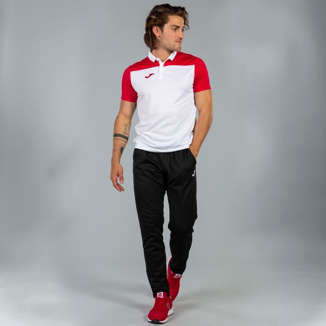 COMBI POLO SHIRT WHITE-RED S/S WHITE-RED
