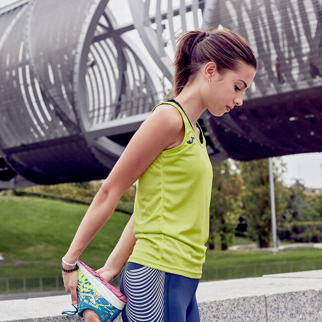 SLEEVELESS T-SHIRT COMBI SIENA GREEN WOMEN GREEN