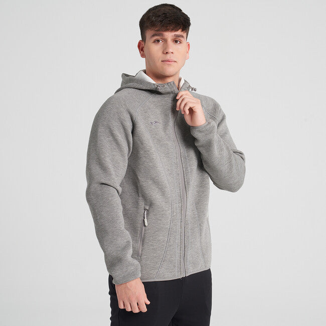 SOFTSHELL HOODIE BASILEA MELANGE GRIS MELANGE CLARO