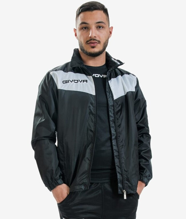RAIN SCUDO CON MESH NERO/BIANCO