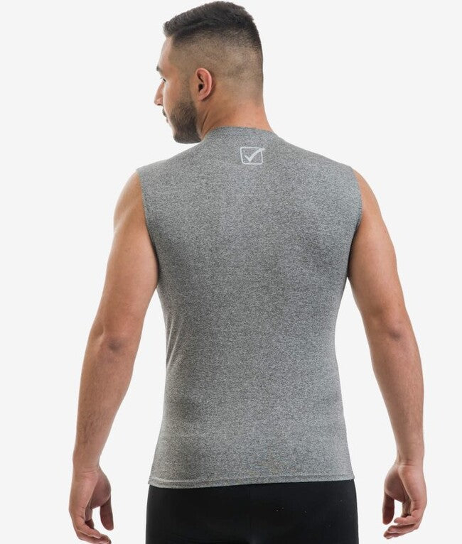 CORPUS 1 CANOTTA INTIMA ELASTICA GRIGIO SCURO MELANGE
