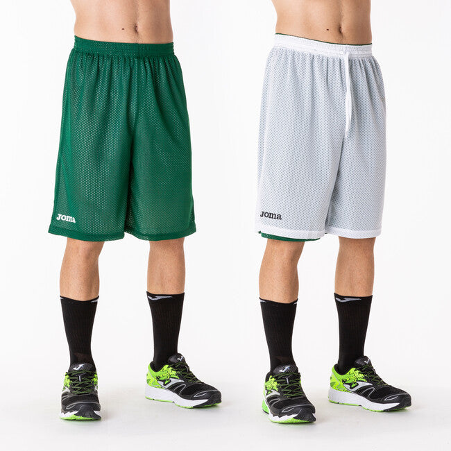 SHORT BASKET REVERSIBLE ROOKIE GREEN-WHITE GREEN-WHITE