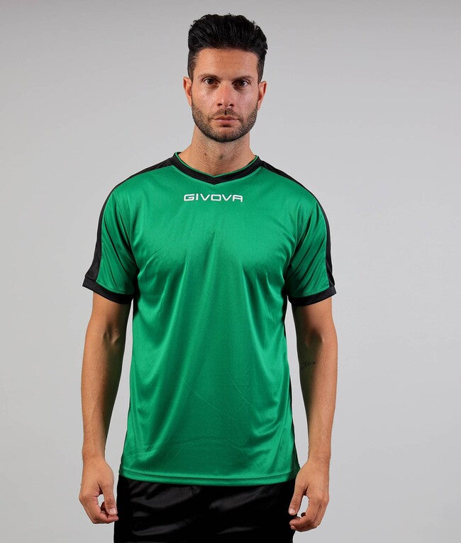 SHIRT REVOLUTION INTERLOCK VERDE/NERO