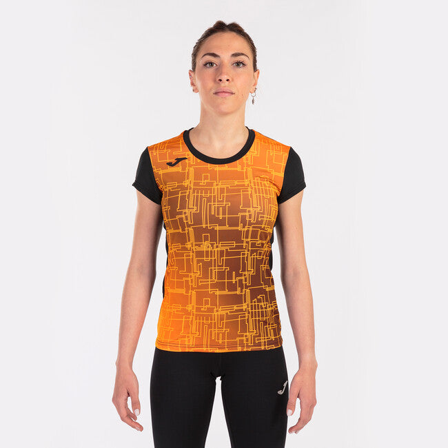 T-SHIRT ELITE VIII BLACK-ORANGE