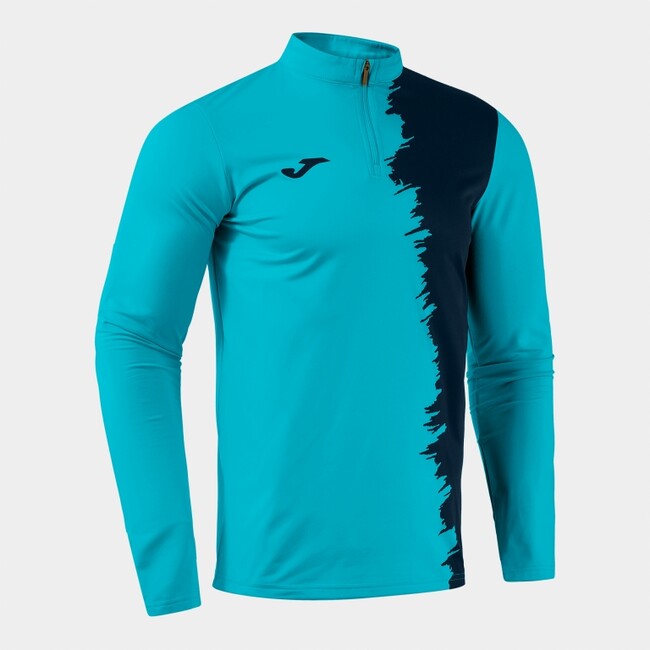 CITY III SWEATSHIRT FLUOR TURQUOISE DARK NAVY FLUOR TURQUOISE