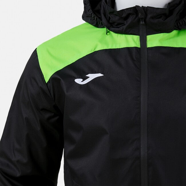 GLACIER RAINCOAT BLACK FLUOR GREEN NEGRO-VERDE FLUOR