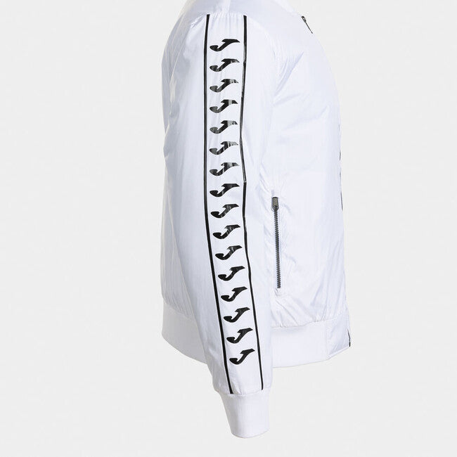 ICONO STREET BOMBER JACKET WHITE BLACK WHITE-BLACK