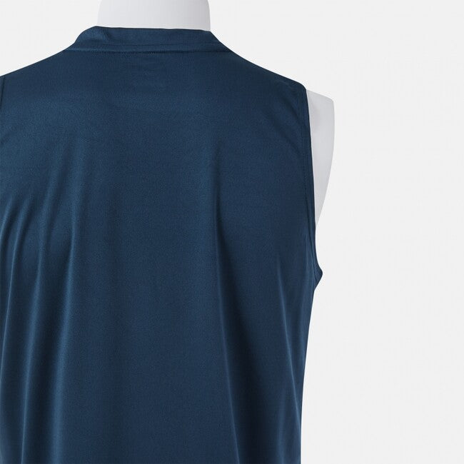 PHOENIX III SLEEVELESS SHIRT DARK NAVY RED NAVY-RED