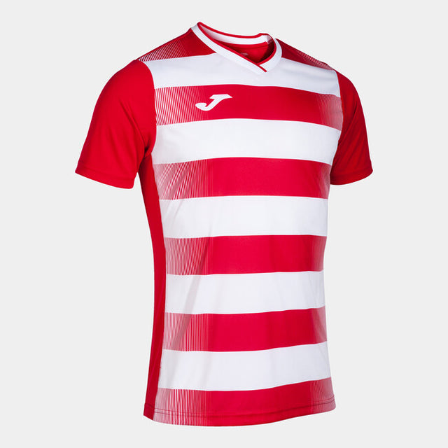 Dres / tričko EUROPA V SHORT SLEEVE T-SHIRT červená biela