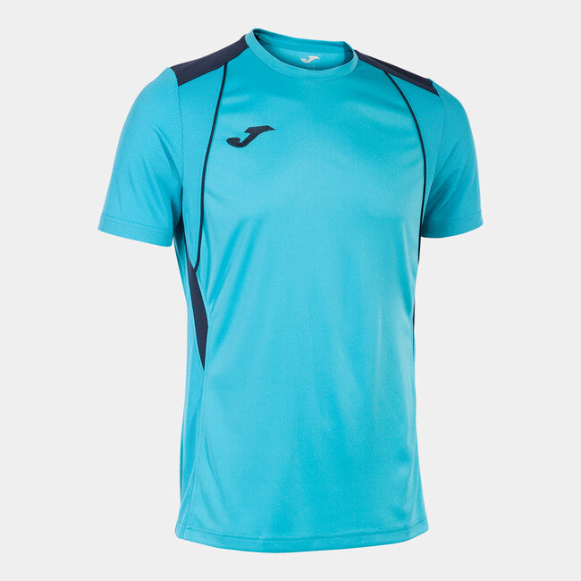 CHAMPIONSHIP VII SHORT SLEEVE T-SHIRT FLUOR TURQUOISE-NAVY FLUOR TURQUOISE