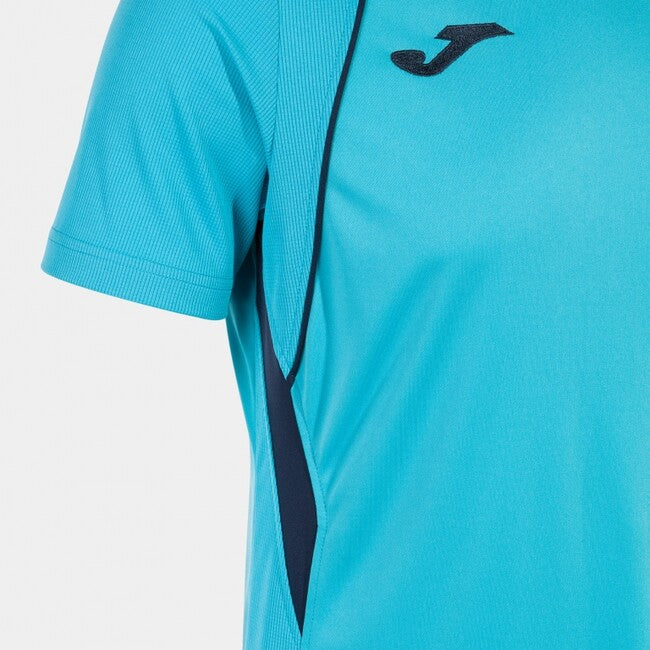 CHAMPIONSHIP VII SHORT SLEEVE T-SHIRT FLUOR TURQUOISE-NAVY FLUOR TURQUOISE