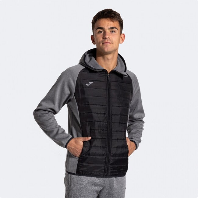 BERNA III SOFT SHELL MELANGE GREY BLACK GREY-BLACK