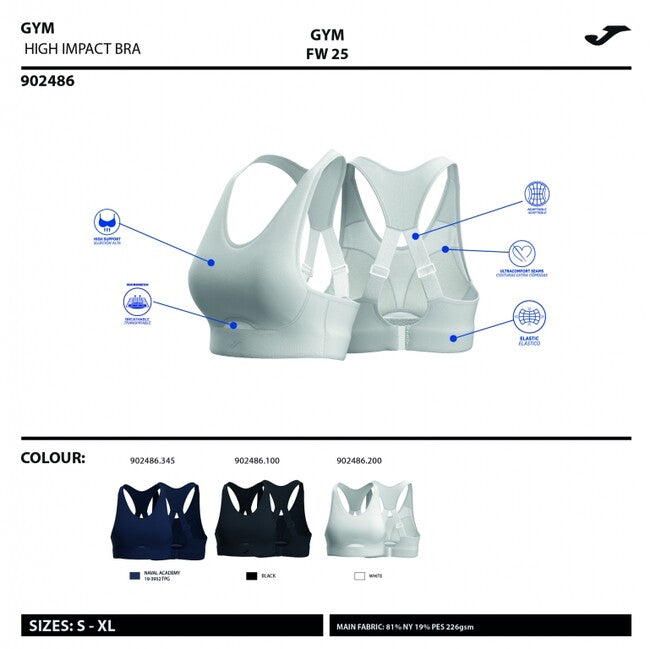 CORE SPORT BRA BLACK BLACK