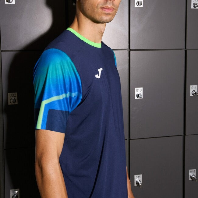 ELITE XI SHORT SLEEVE T-SHIRT NAVY FLUOR GREEN NAVY-FLUOR GREEN