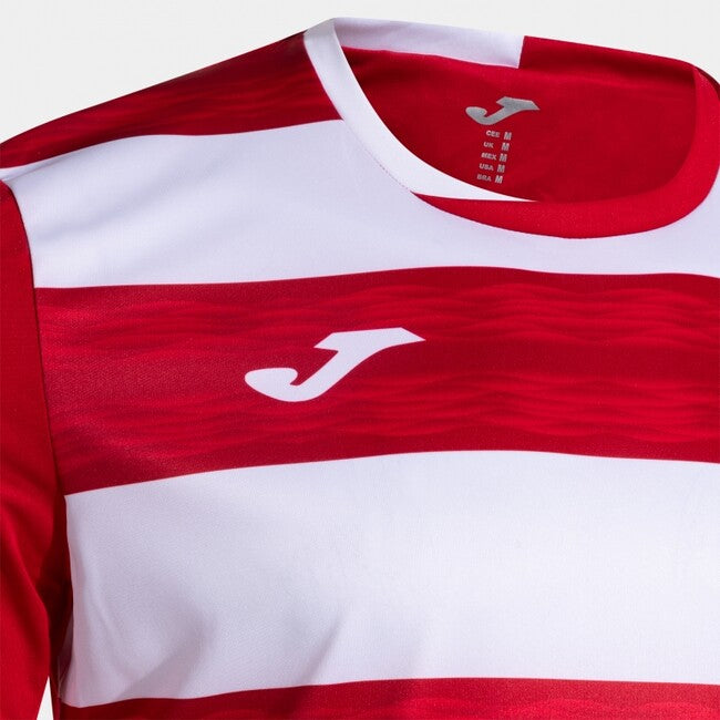 PERFORMANCE SHORT SLEEVE T-SHIRT RED WHITE RED-WHITE