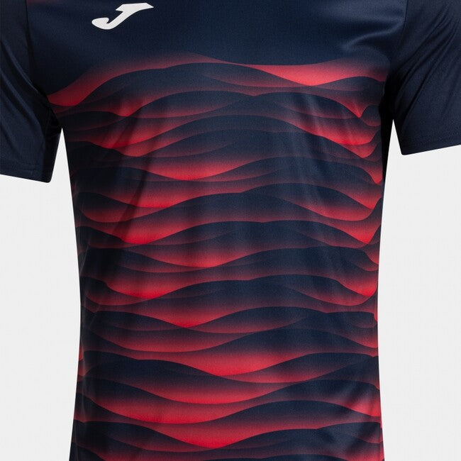 PERFORMANCE SHORT SLEEVE T-SHIRT NAVY BLUE RED NAVY-RED