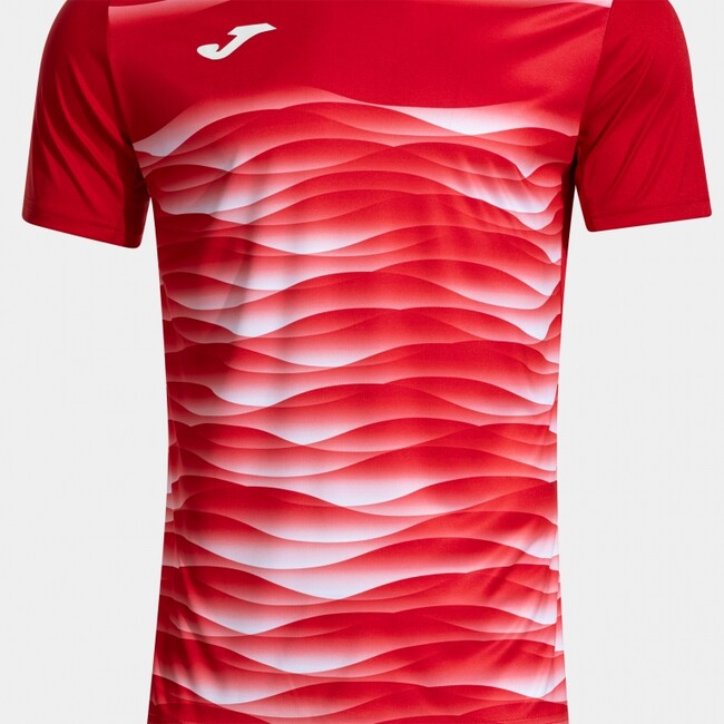 PERFORMANCE SHORT SLEEVE T-SHIRT RED WHITE RED-WHITE