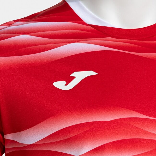 PERFORMANCE SHORT SLEEVE T-SHIRT RED WHITE RED-WHITE