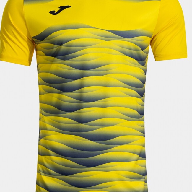 PERFORMANCE SHORT SLEEVE T-SHIRT YELLOW NAVY BLUE YELLOW-NAVY