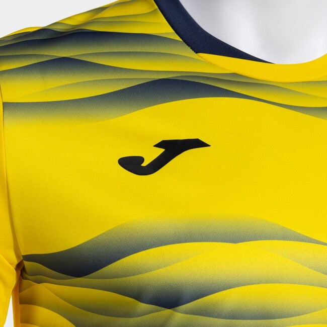 PERFORMANCE SHORT SLEEVE T-SHIRT YELLOW NAVY BLUE YELLOW-NAVY