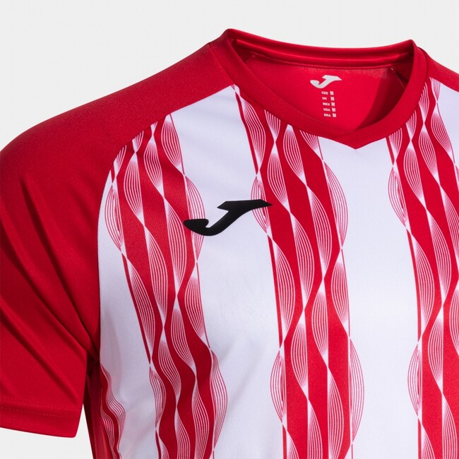 PERFORMANCE SHORT SLEEVE T-SHIRT RED WHITE RED-WHITE