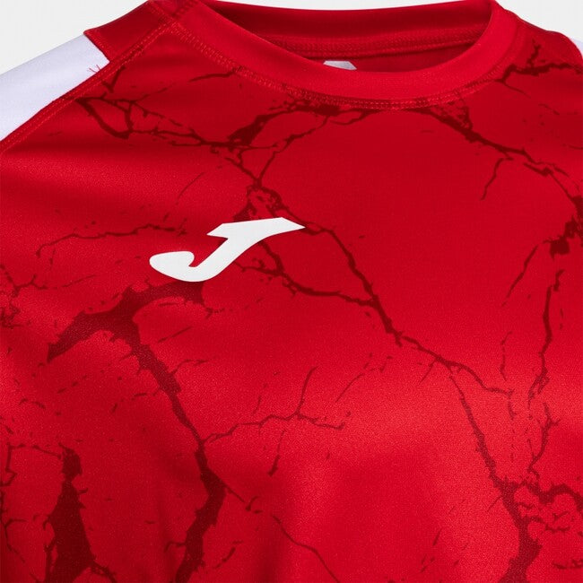 PERFORMANCE HANDBALL SHORT SLEEVE T-SHIRT RED WHITE RED-WHITE