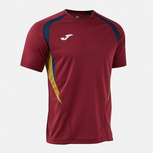 T-CHAMPIONSHIP SHORT SLEEVE T-SHIRT BURGUNDY DARK NAVY BURGUNDY