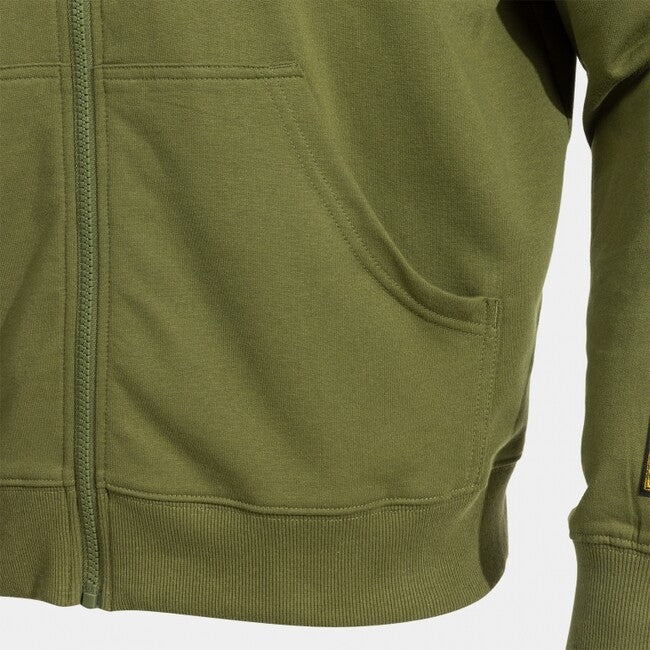 COMBAT ZIP-UP HOODIE GREEN GREEN
