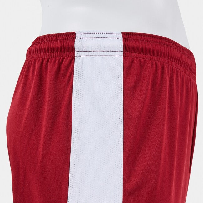 GAME SHORT BURGUNDY WHITE BURGUNDY